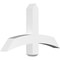 Ekena Millwork Bellingham Architectural Grade PVC Gable Bracket, 36"W x 21"H x 4"D x 4"F, 14/12 Pitch GBP036X21X0404BEL00 - alternate 1